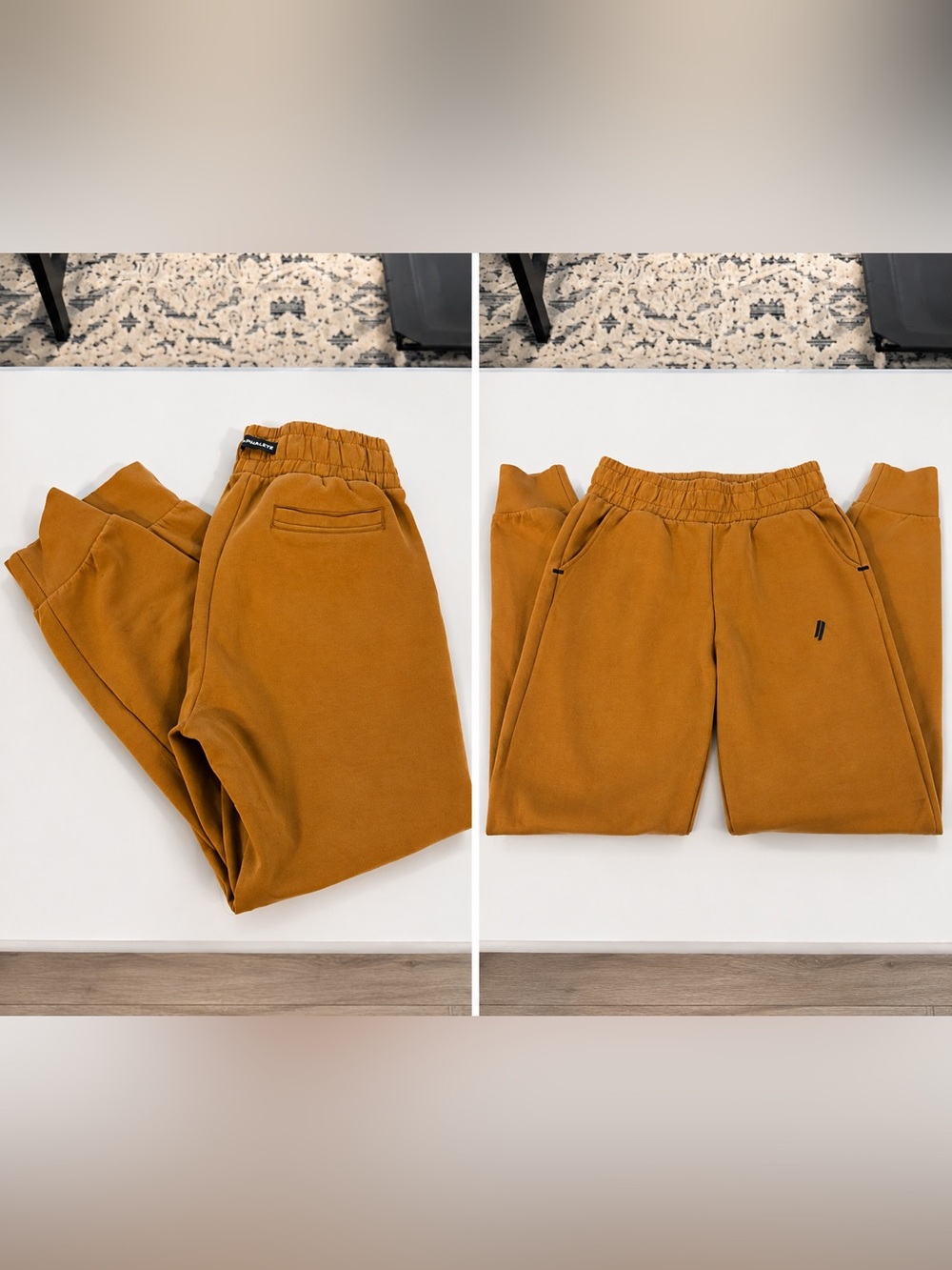 Alphalete Track Joggers - Camel/Tan